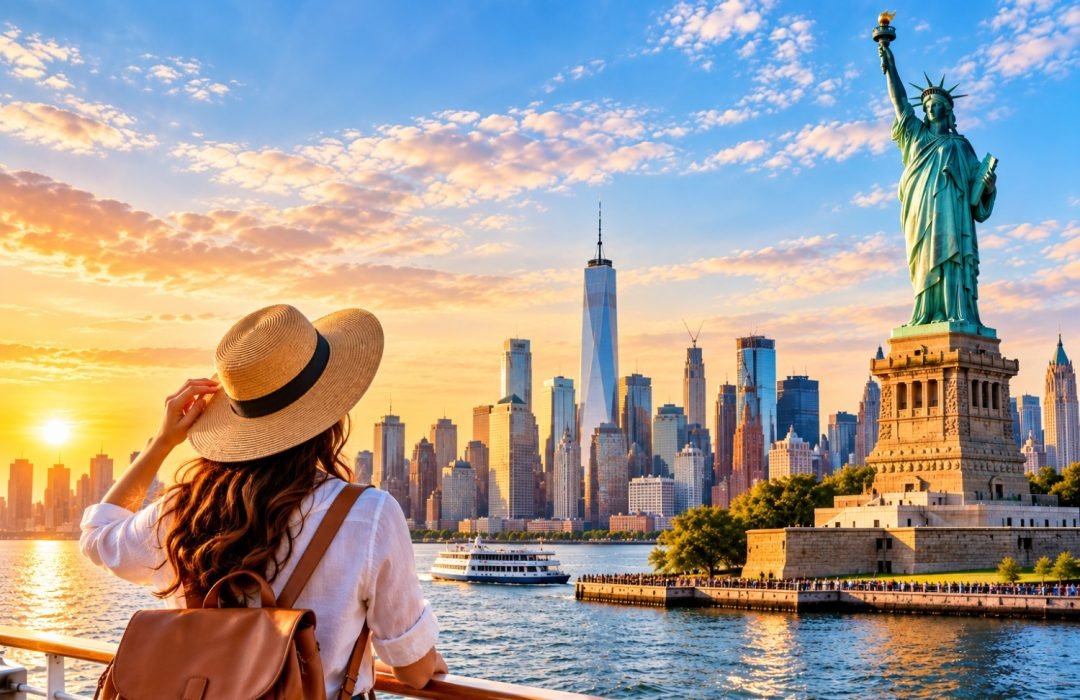 Golden Hour New York Harbor-500kb